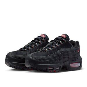 Black Red Air Cushion Running Sneakers – Comfortable Sport Style Shoes – Men’s S